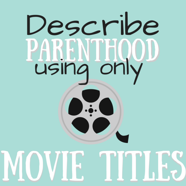 Of the following, which movie title best describes your life?